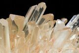 Tangerine Quartz Crystal Cluster - Madagascar #58823-4